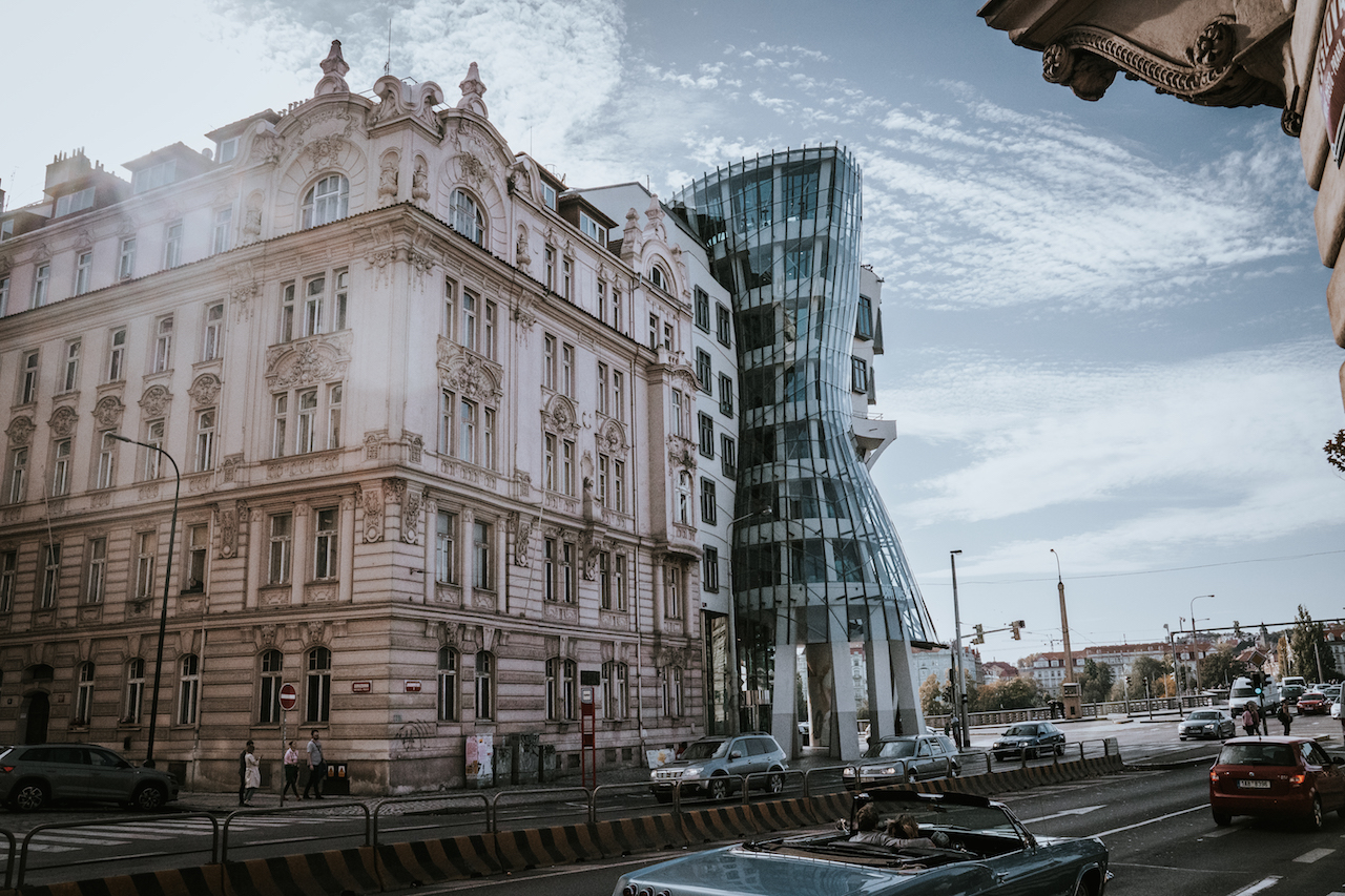 Dancing House in Prague, Czech Republic