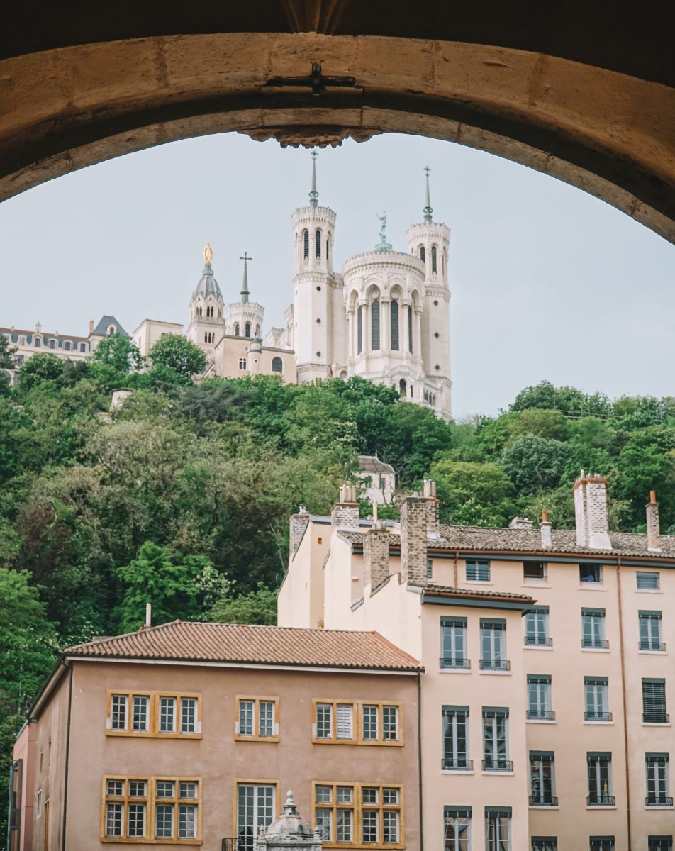 Lyon Anti-Tourist Guide Lyon view from the bottom of a hill