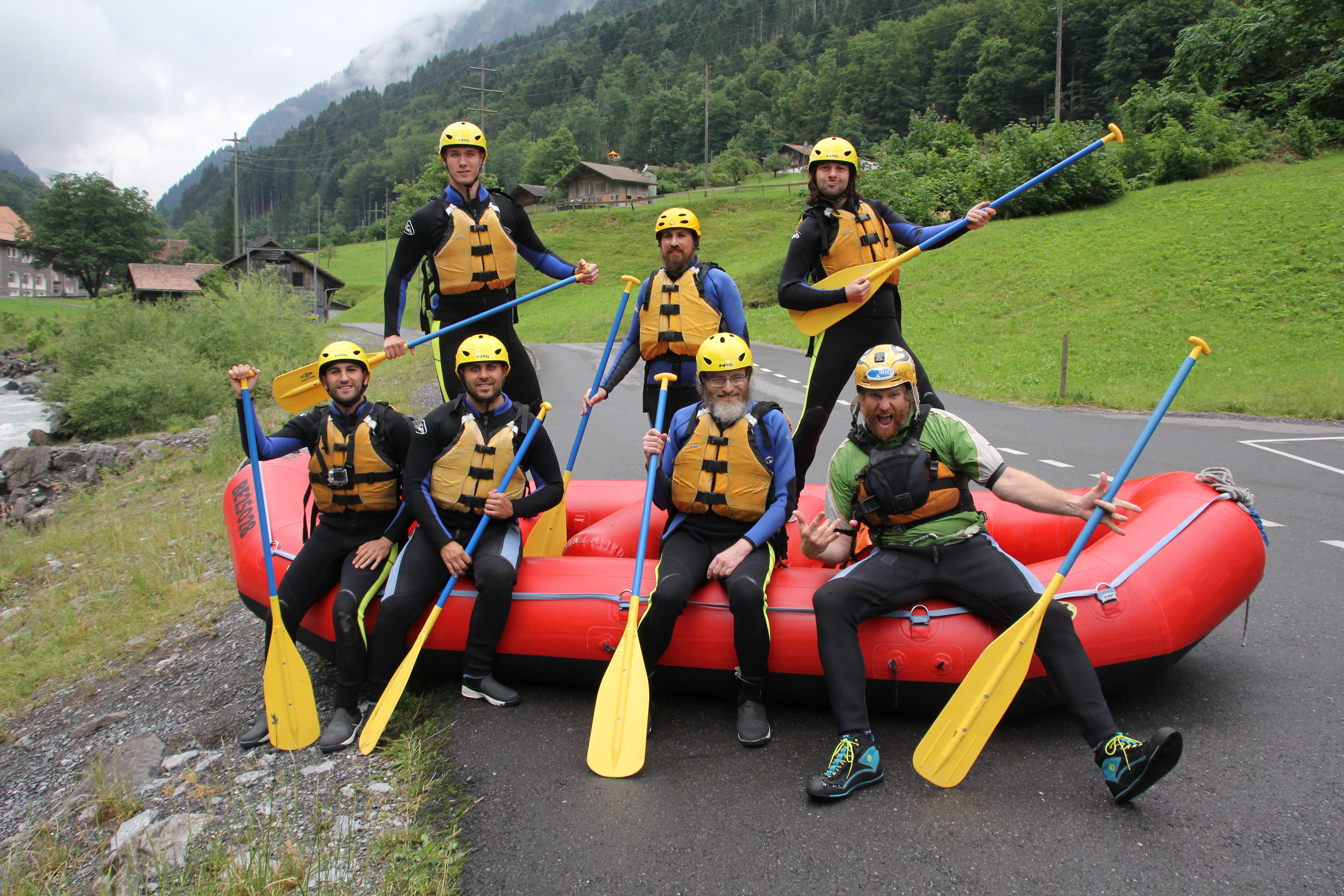 My whitewater rafting crew