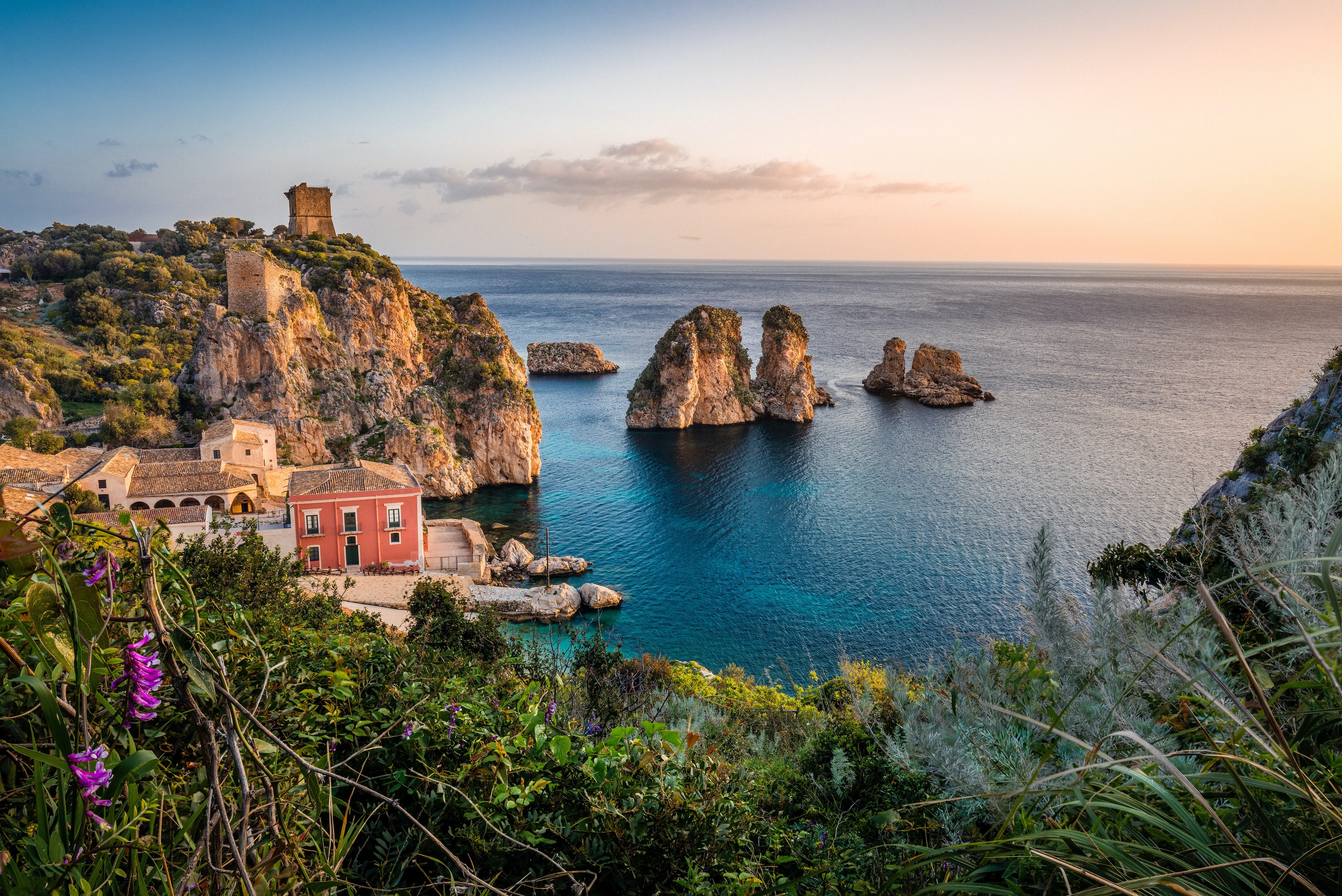 Italian coastal village budged interrail trip