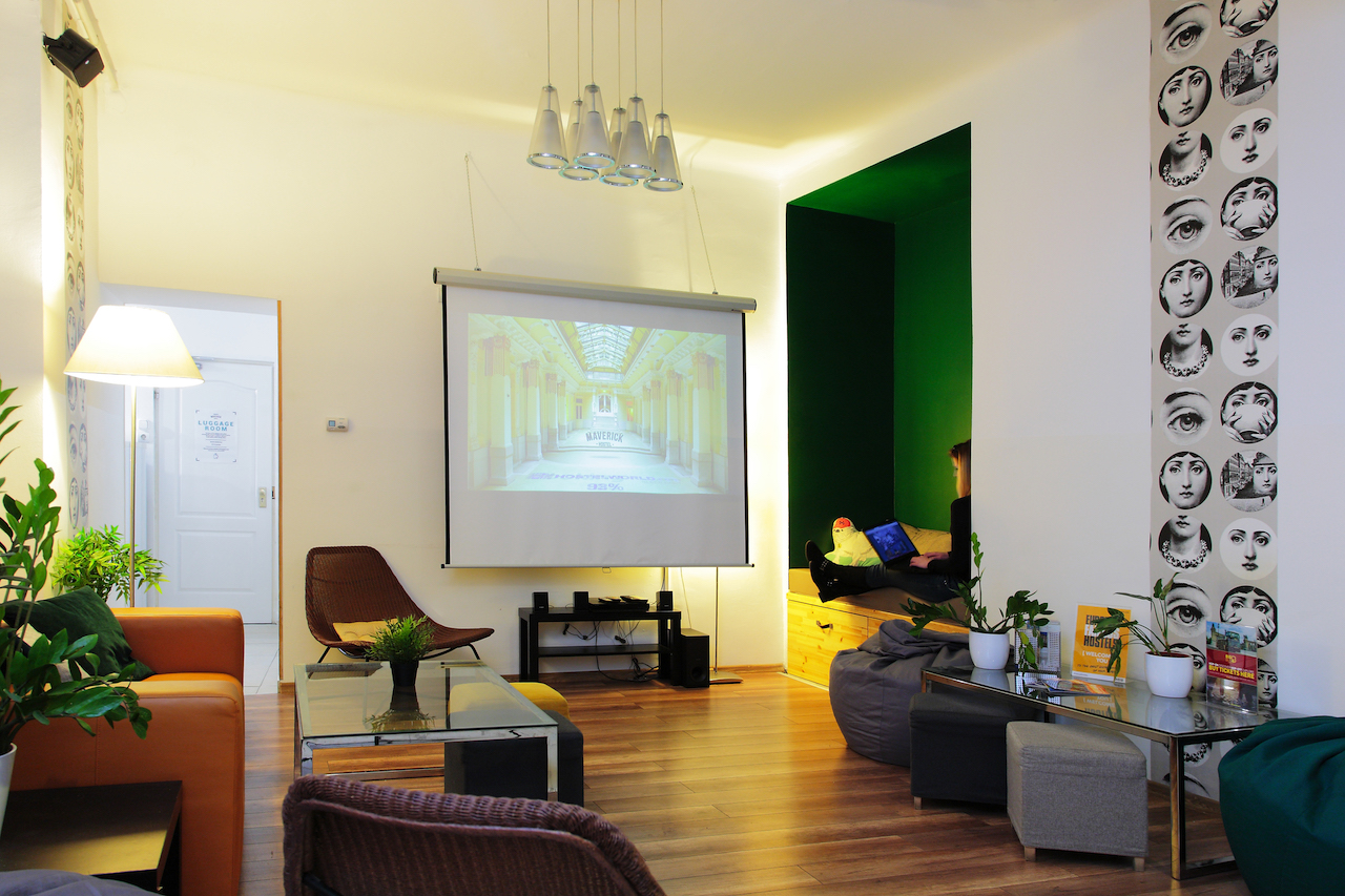 Maverick Hostel common area