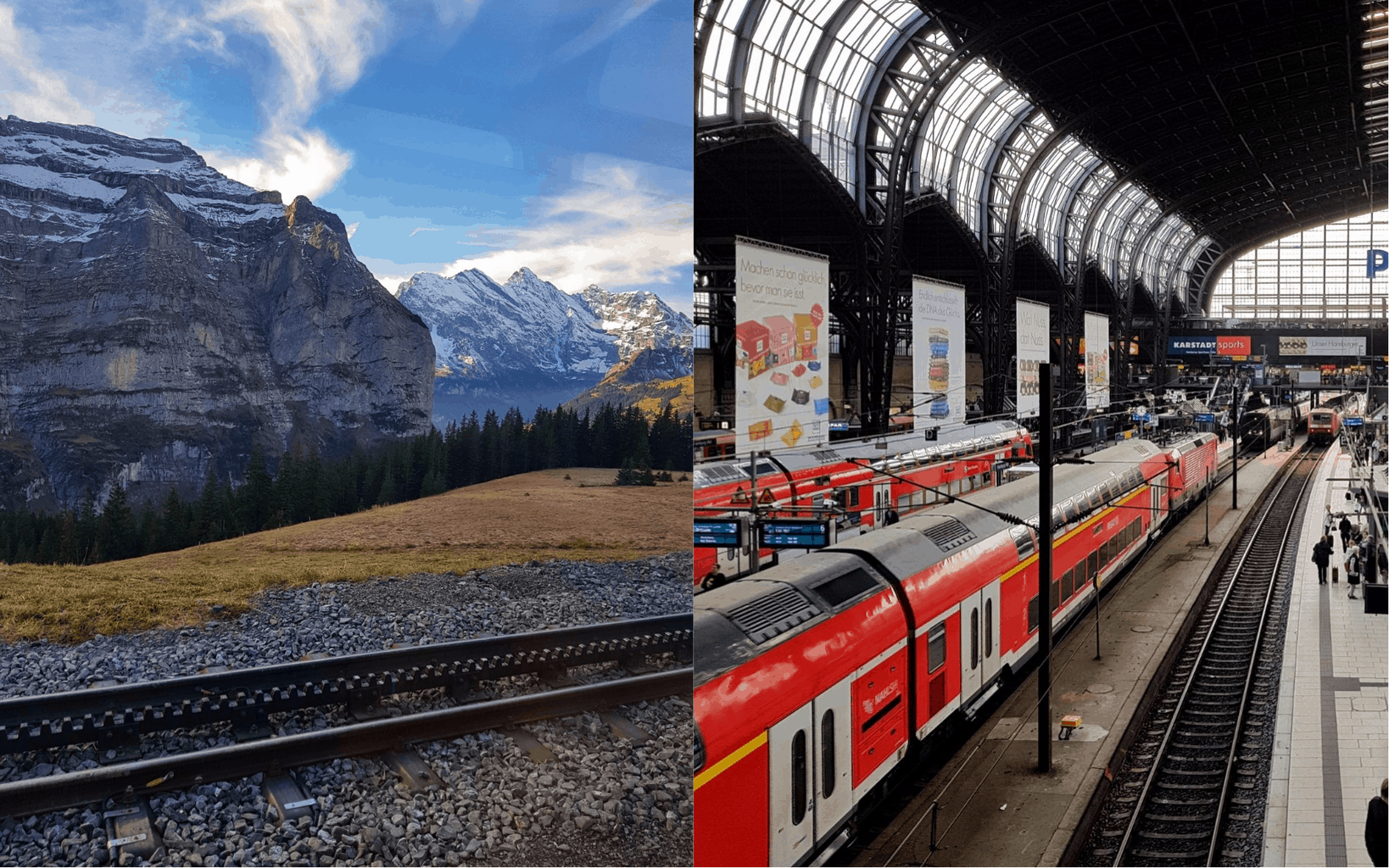 Interrail in Europe