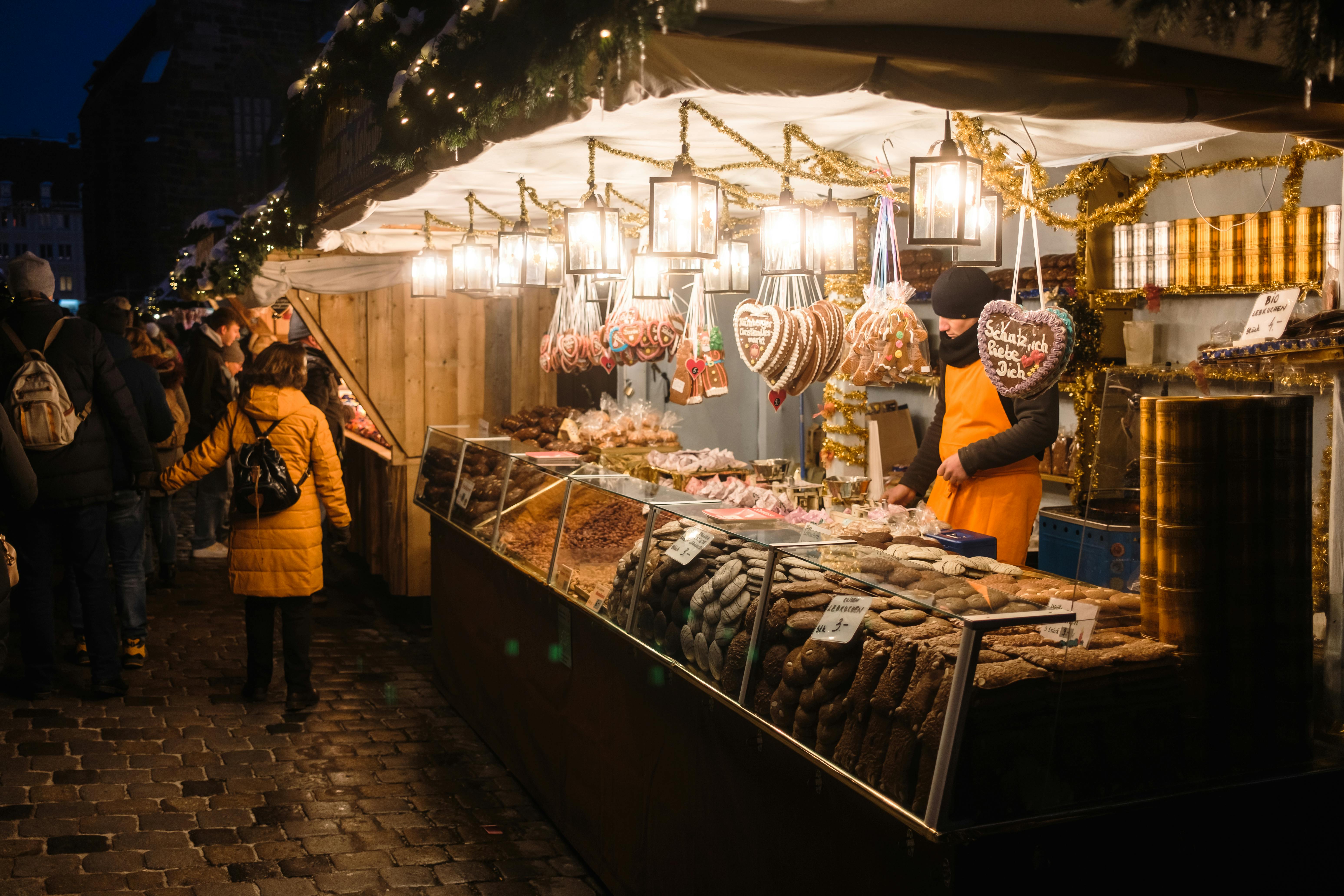 Food in a Salzburg Market stall